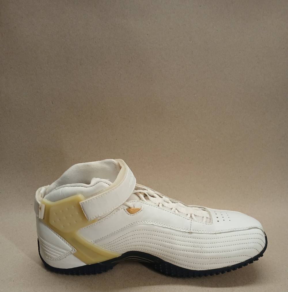 Reebok White and Cream Football Cleats Shoes
